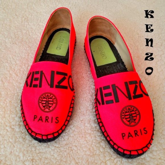 EUC Kenzo Cotton-Canvas Espadrilles - Picture 1 of 5